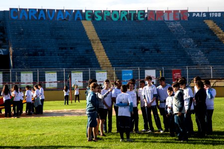 07.05.2019 - Prefeita Paula Mascarenhas participa da abertura da Caravana do Esporte e da Arte, na Boca do Lobo - Foto: Gustavo Vara
