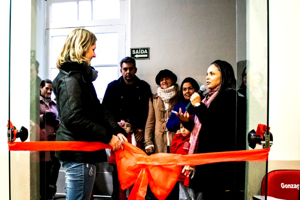 05.07.2019 - Prefeita Paula Mascarenhas visita exposição em homenagem ao aniversário de Pelotas no colégio Gonzaga - Foto Michel Corvello