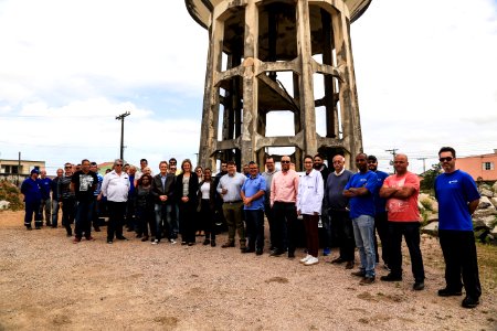 11.10.2018 - Prefeita Paula Mascarenhas e o vice Idemar Barz realizam a entrega de veículos no reservatório R5, entrega de máquinas e visita nas obras do Sanep,  no Fragata - Foto: Gustavo Vara