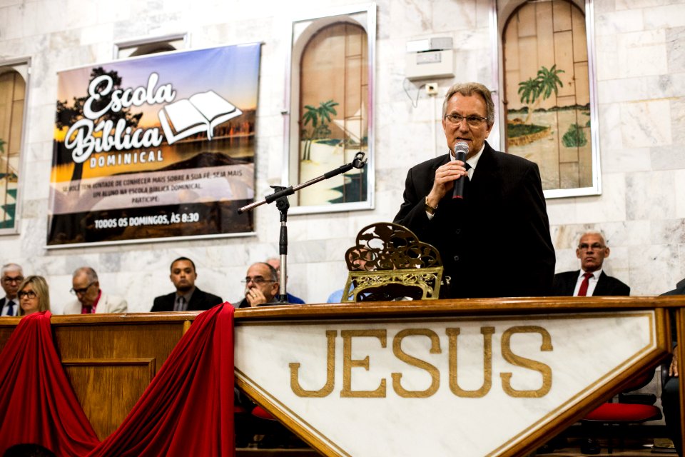 08.12.2018 - Vice prefeito Idemar Barz participa do culto de ação de graças comemorando 78 anos da Igreja Assembleia de Deus - Foto: Gustavo Vara