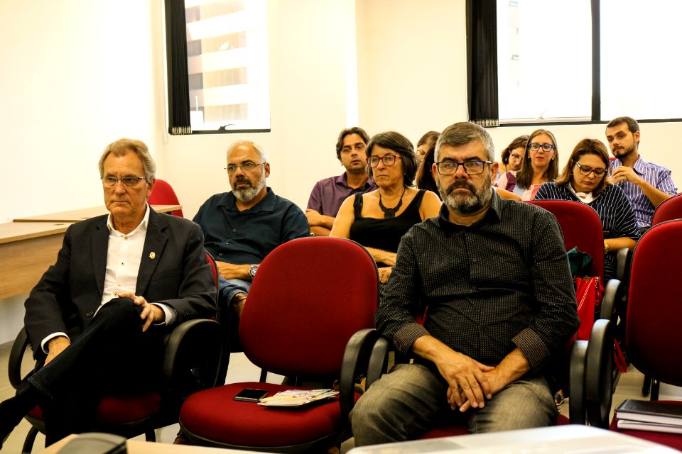 28.02.2019 - Vice-prefeito Idemar Barz na audiência Pública de apresentação do MPT na Escola  - Foto Michel Corvello
