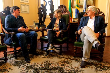 04.01.2019 - Prefeita Paula Mascarenhas anuncia o novo Secretário de Desenvolvimento,  Turismo e Inovação, Gilmar Bazanella - Foto: Gustavo Vara