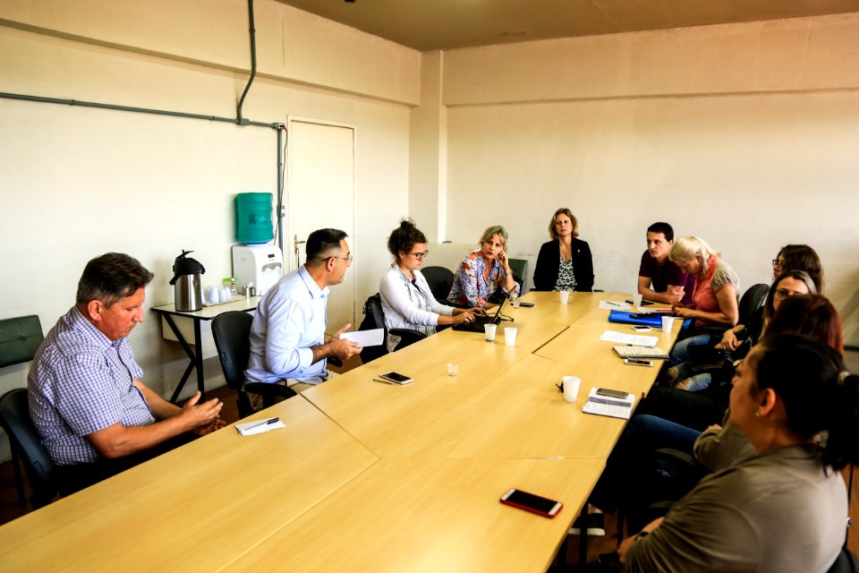 05.12.2018 - Prefeita Paula Mascarenhas durante reunião do CIP - Foto: Gustavo Vara