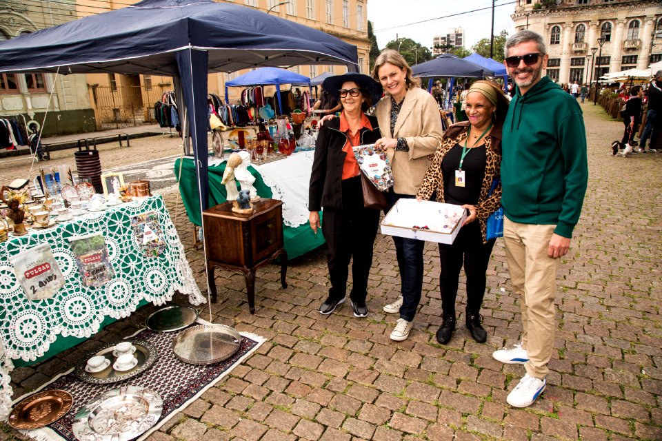 11.05.2019 - Prefeita Paula Mascarenhas participa do aniversário de 5 anos do Mercado das Pulgas - Foto: Gustavo Vara