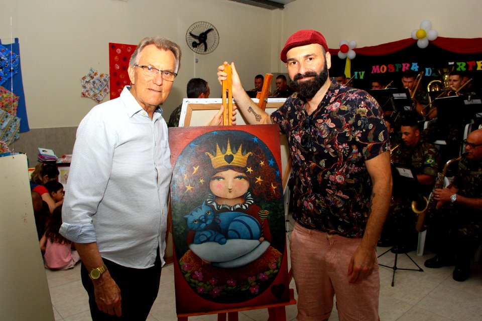 24.11.2018 - Gab Vice Prefeito - 4º Mostra de Artes EMEI Prof Jacema Prestes - Foto Marcel Avila
