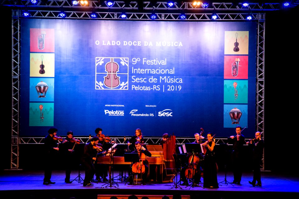 14.01.2019 - Prefeita Paula Mascarenhas e o vice Idemar Barz na abertura oficial do Festival Internacional SESC de Música - Foto: Gustavo Vara