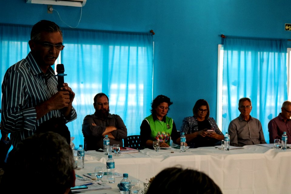 22.03.2019 - Vice-prefeito Idemar Barz representa prefeita em reunião da Azonasul em Arroio Grande - Foto Michel Corvello
