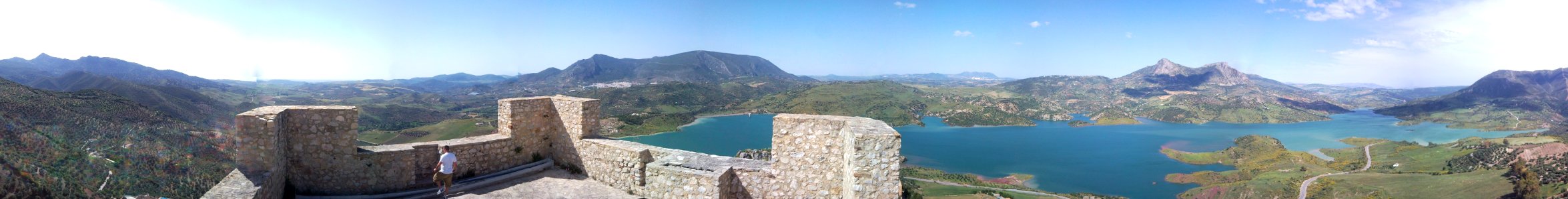 Panoramic from the Top of Zahara Castle