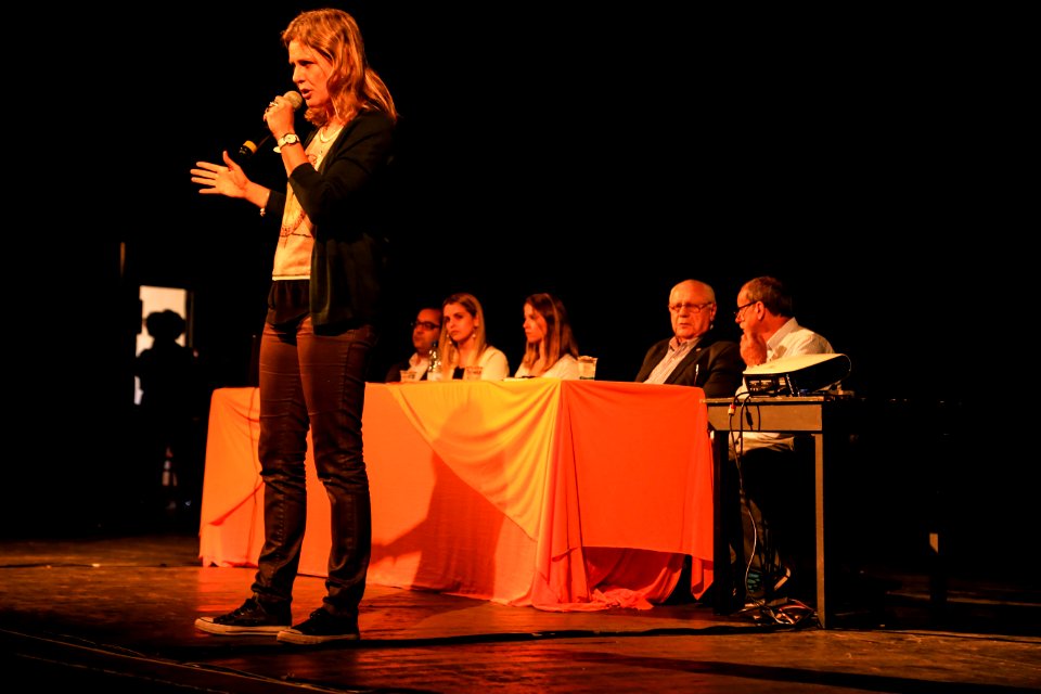 20.11.2018 - Prefeita Paula Mascarenhas realiza apresentação aos servidores do projeto que altera os vencimentos - Foto: Gustavo Vara