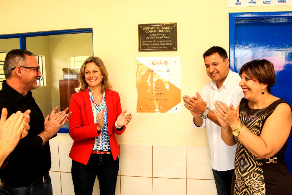 19.10.2018 - Prefeita Paula Mascarenhas no evento de inauguração da UBAI Lindoia - Foto: Gustavo Vara