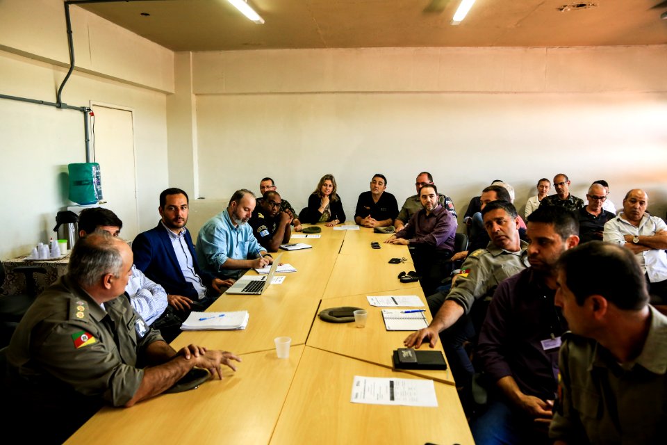 20.11.2018 - Prefeita Paula Mascarenhas durante reunião do GGI - Foto: Gustavo Vara