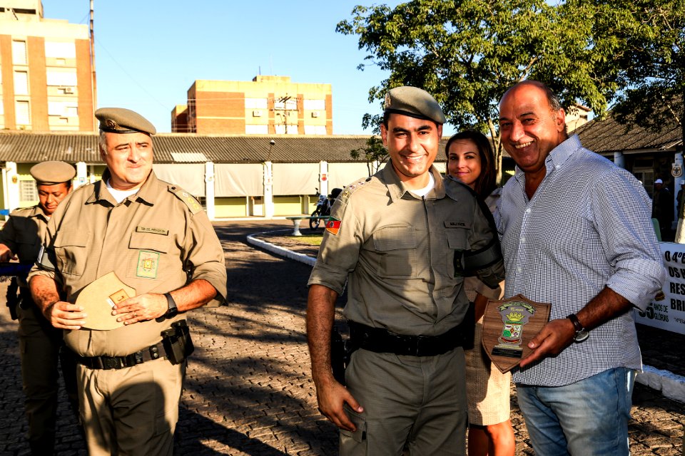 21.02.2019 - Prefeita Paula Mascarenhas participa da solenidade alusiva ao aniversário do 4º BPM - Foto: Gustavo Vara