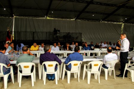 17.01.2019 - Prefeito em exercício Idemar Barz participa da reunião da Azonasul em Herval/RS - Foto: Gustavo Vara