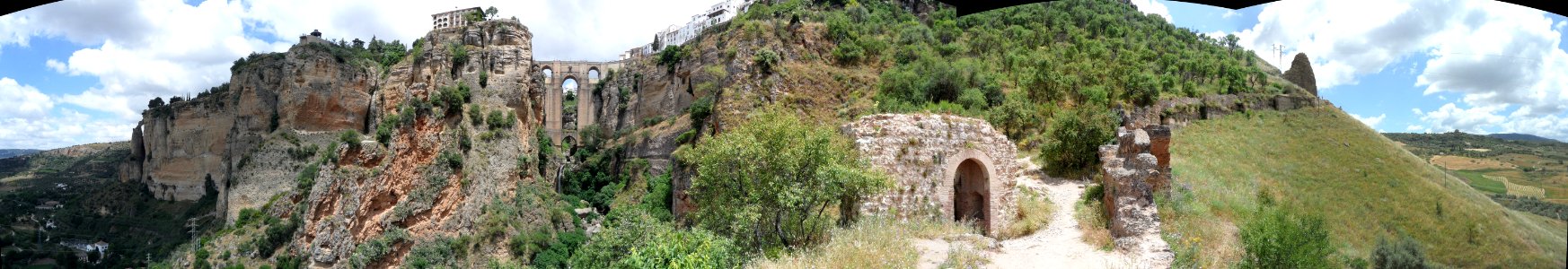 Panoramic of Ronda Spain