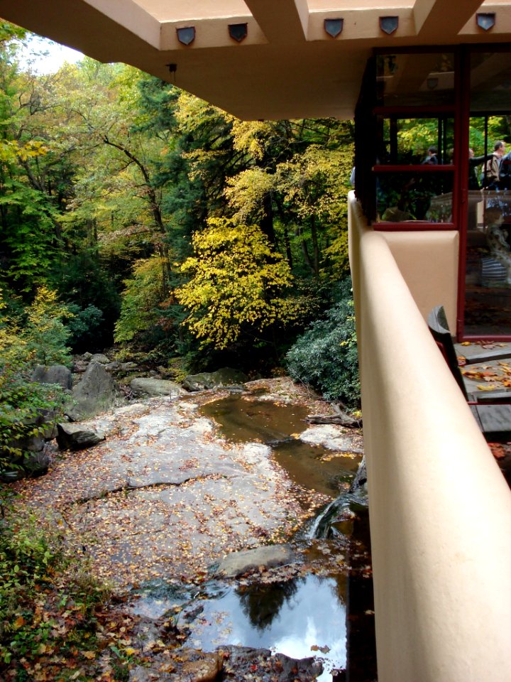 Fallingwater Overlooking the Waterfall