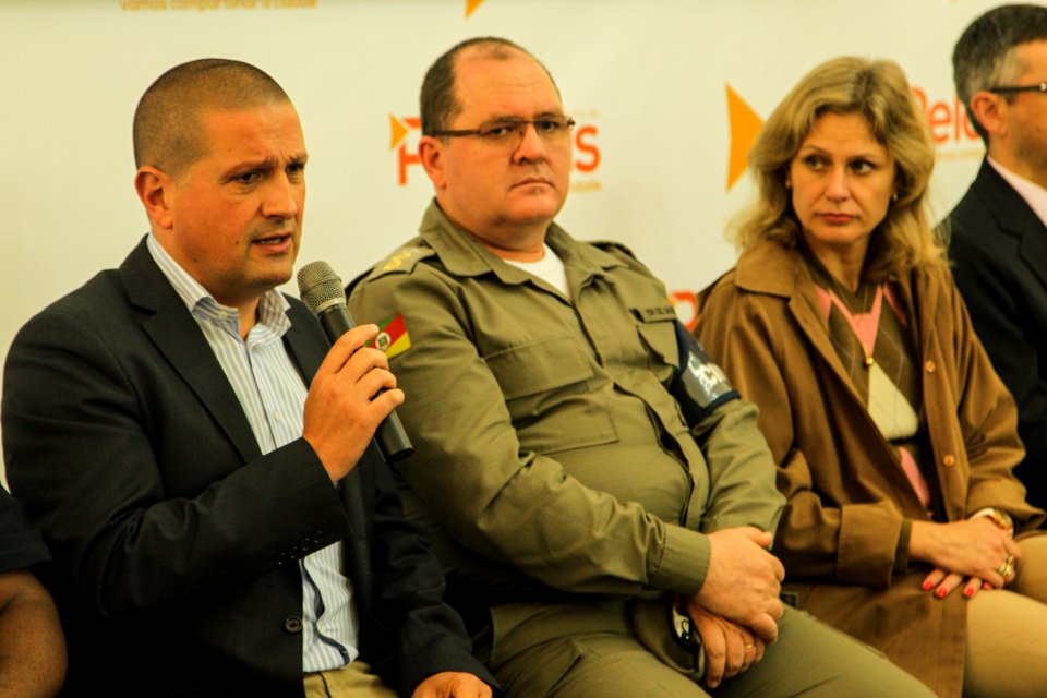 18.09.2018 - Coletiva de imprensa do GGI, para apresentação dos índices de violência no Pacto Pelotas pela Paz - Foto: Gustavo Vara