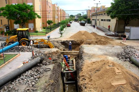 07.11.2018 - SANEP - Construção Adutora ETA São Gonçalo na rua Barão de Santa Tecla - Foto Marcel Avila (10)
