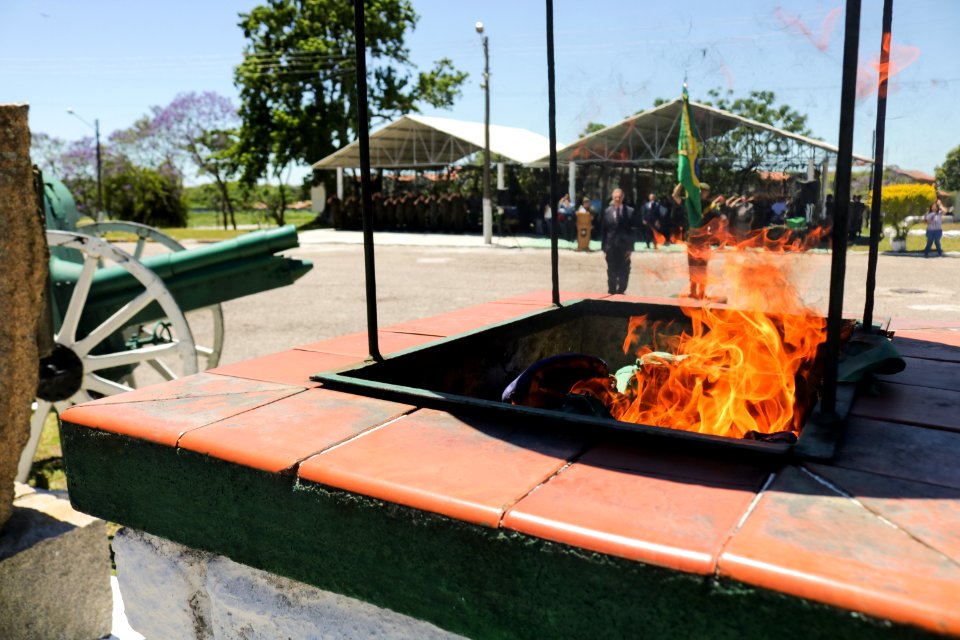 19.11.2018 - Vice Idemar na cerimônia do dia da Bandeira no 9º batalhão militar - FotoMichelCorvello