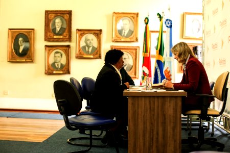 14.09.2018 - Prefeita Paula Mascarenhas em mais uma edição do Prefeita Recebe - Foto: Gustavo Vara