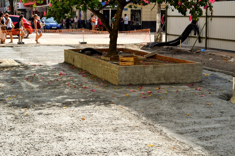 30.01.2019 - SEPLAG - Obra do calçadão - Foto Janine Tomberg