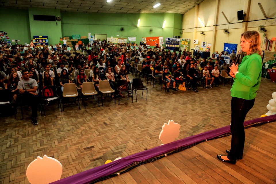 08.11.2018 - Prefeita Paula Mascarenhas participa da Jornadinha literária da Smed - Foto: Gustavo Vara