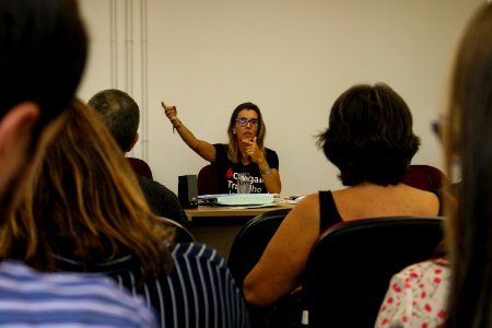 28.02.2019 - Vice-prefeito Idemar Barz na audiência Pública de apresentação do MPT na Escola  - Foto Michel Corvello
