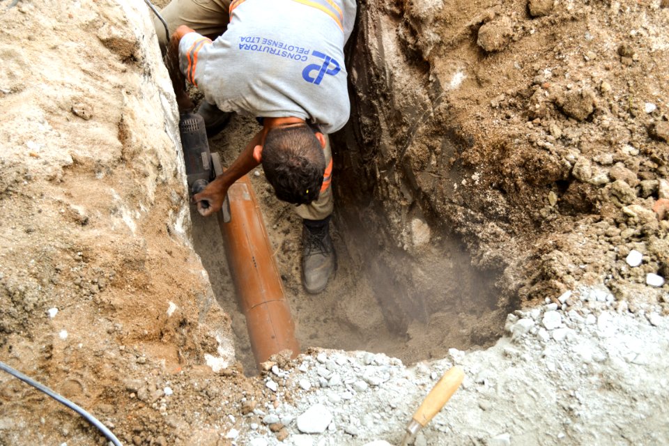 25.10.2018 - Seplag - Obras do calçadão - Foto Janine Tomberg