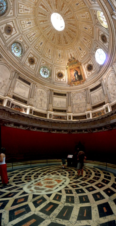 Inside the Oval Room in the Seville Cathedral