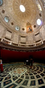 Inside the Oval Room in the Seville Cathedral