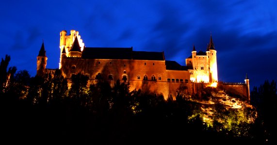 Segovia Castle at Night