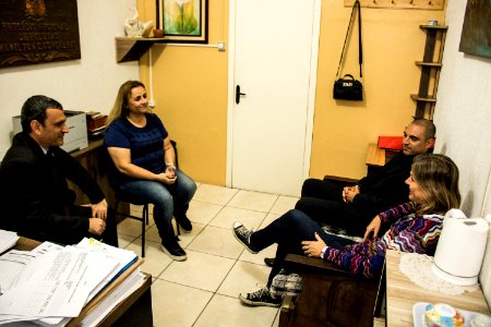 12.02.2019 - Prefeita Paula Mascarenhas recebe a visita  do superintendente da Susepe, Mario Santa Maria Junior, onde vistoriaram o Presídio Regional de Pelotas e a escola Franklin Olivé Leite - Foto: Gustavo Vara