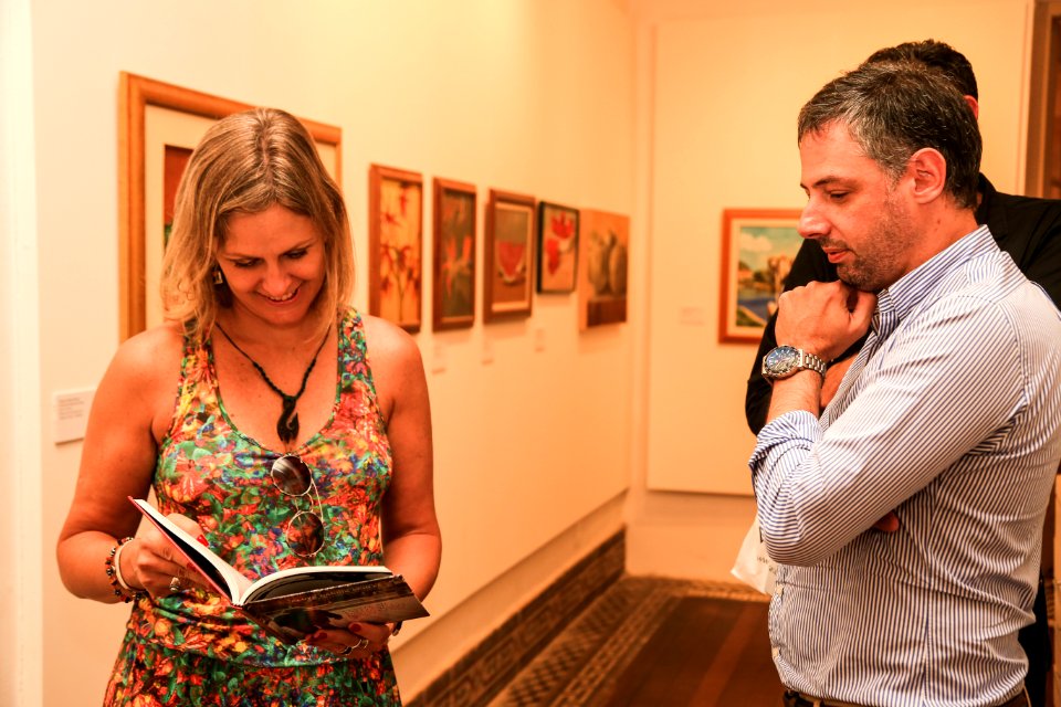 08.02.2019 - Prefeita Paula Mascarenhas prestigia  o lançamento do Livro da Exposição em Homenagem a Aldyr Schlee - Foto: Gustavo Vara