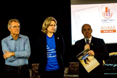 14.06.2019 - Prefeita Paula Mascarenhas prestigia fórum de Desburocratização e lançamento do novo sistema de alvará online - Foto Michel Corvello