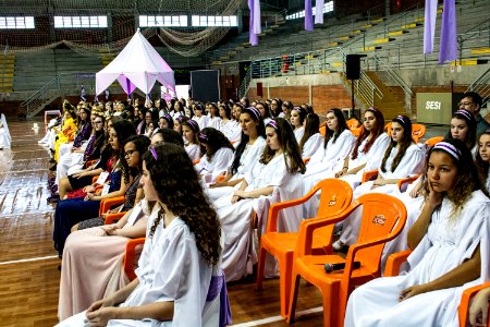 19.05.2019 - Vice-prefeito Idemar Barz recebe homenagem no Congresso Estadual em comemoração ao Dia das filhas de Jó - Foto Michel Corvello