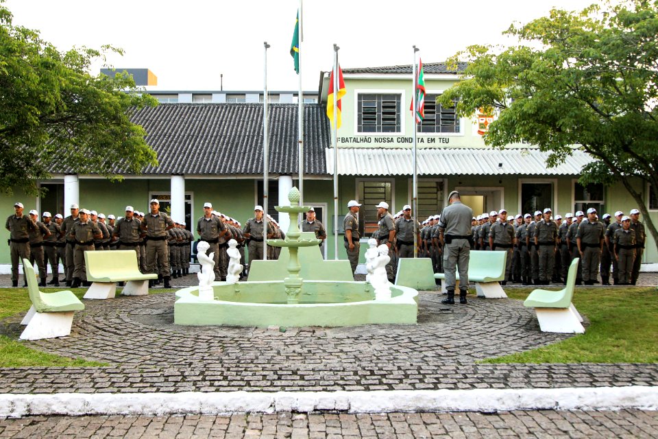 20.12.2018 - Vice prefeito Idemar Barz participa da cerimônia de revitalização da Cia de Choque do 4º BPM - Foto: Gustavo Vara