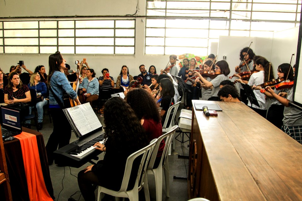 19.10.2018 - Prefeita Paula Mascarenhas durante homenagem ao Dia do Professor aos professores da rede municipal - Foto: Gustavo Vara