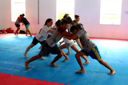 01.02.2019 - SMED - Treinamento Projeto Quem Luta Não Briga - Foto Marcel Avila