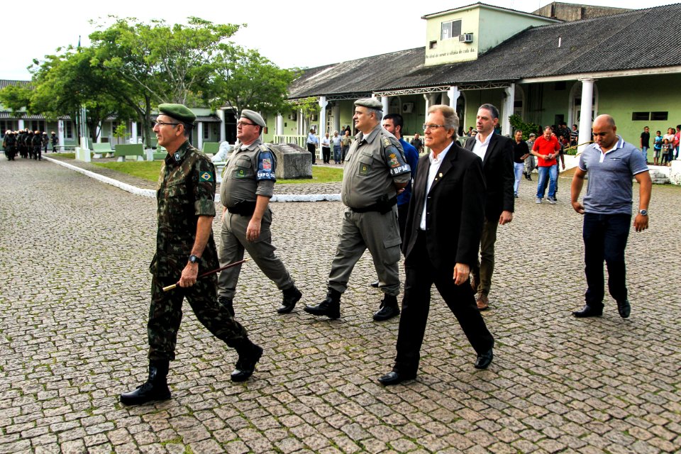 20.12.2018 - Vice prefeito Idemar Barz participa da cerimônia de revitalização da Cia de Choque do 4º BPM - Foto: Gustavo Vara