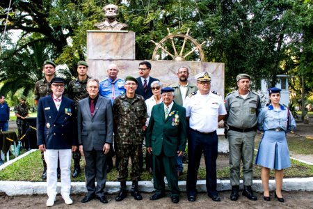 11.06.2019 - Vice-prefeito Idemar Barz prestigia cerimônia alusiva à Batalha Naval do Riachuelo - Foto Michel Corvello