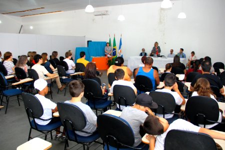 30.11.2018 - Gab Prefeita - Premiação da Olimpíada Brasileira de Astronomia e Astronáutica - Foto Marcel Avila