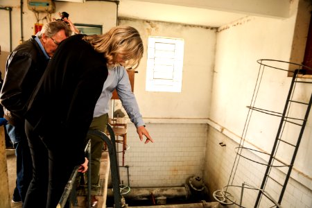 11.10.2018 - Prefeita Paula Mascarenhas e o vice Idemar Barz realizam a entrega de veículos no reservatório R5, entrega de máquinas e visita nas obras do Sanep,  no Fragata - Foto: Gustavo Vara