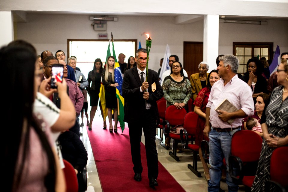 08.12.2018 - Vice prefeito Idemar Barz participa do culto de ação de graças comemorando 78 anos da Igreja Assembleia de Deus - Foto: Gustavo Vara
