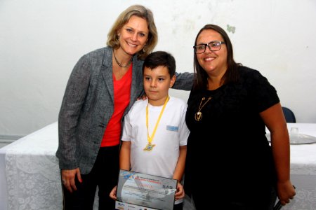30.11.2018 - Gab Prefeita - Premiação da Olimpíada Brasileira de Astronomia e Astronáutica - Foto Marcel Avila