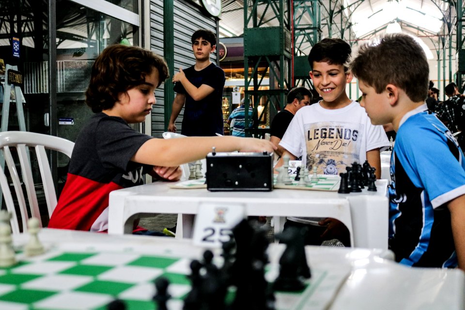 30.09.2018 - Xadrez rápido no Mercado Central - Foto: Gustavo Vara