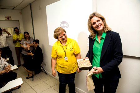 08.11.2018 - Prefeita Paula Mascarenhas realiza palestra na Uniasselvi - "Gestão Pública: o que a gestão pode fazer na vida das pessoas através da educação e as diferenças de orçamentos entre a Educação Básica e o Ensino Superior - Foto: Gustavo Vara