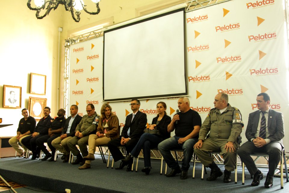 18.09.2018 - Coletiva de imprensa do GGI, para apresentação dos índices de violência no Pacto Pelotas pela Paz - Foto: Gustavo Vara