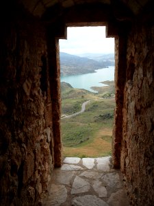 The view from inside Zahara Castle