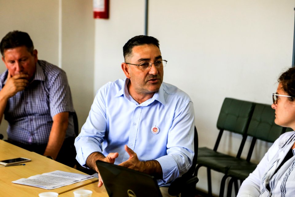 05.12.2018 - Prefeita Paula Mascarenhas durante reunião do CIP - Foto: Gustavo Vara