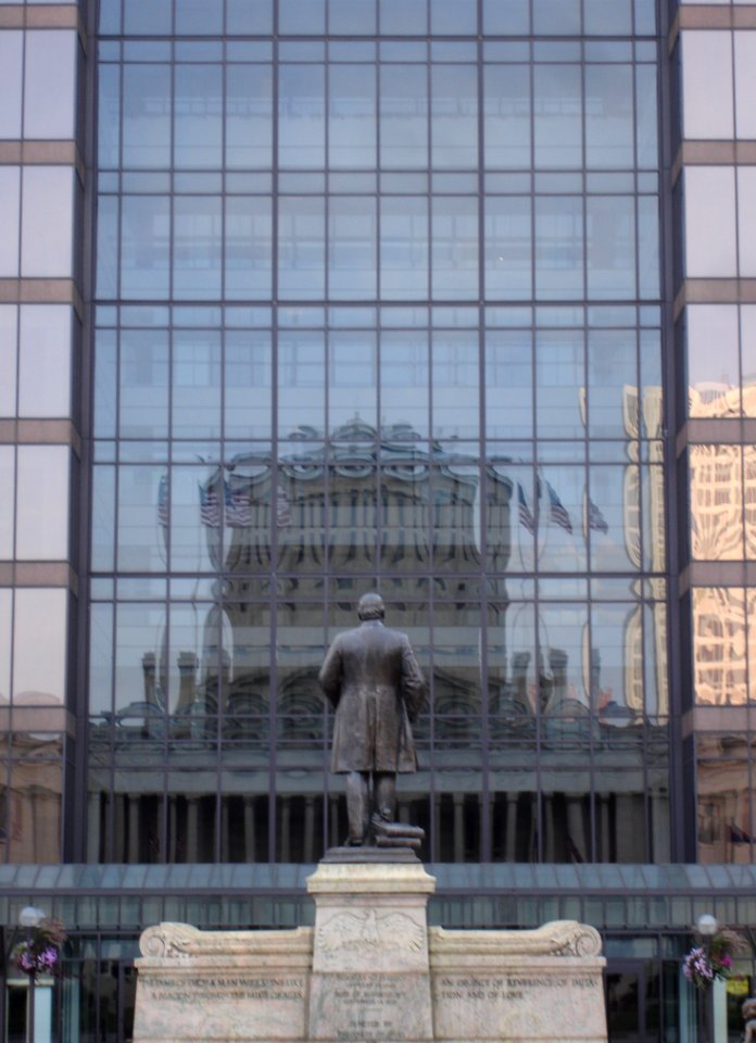 Capitol Building Reflection in the Huntington Buil