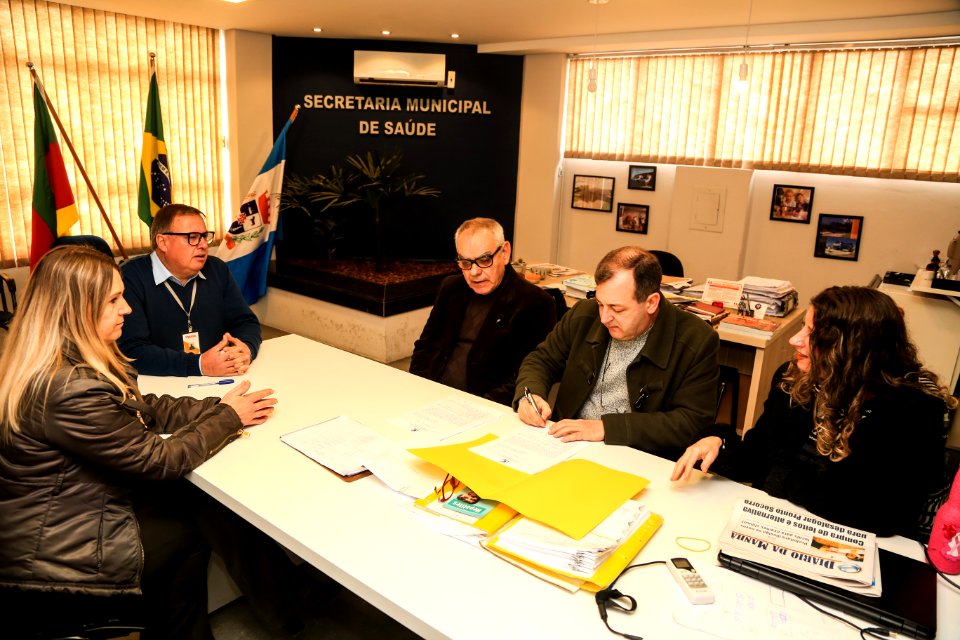 02.08.2018 -  Assinatura de contrato com Hospital de Piratini - Foto: Gustavo Vara